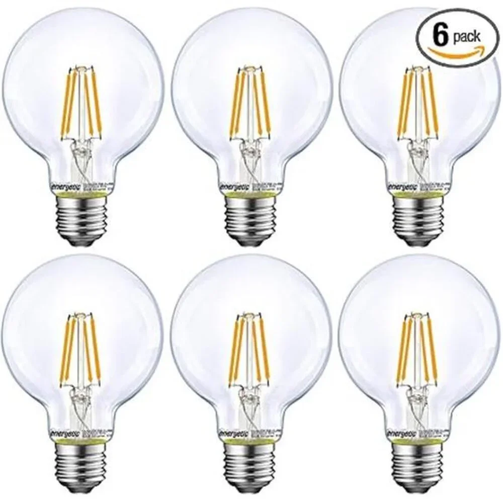 Dimmable LED Globe Light Bulb, G25 LED Vintage Light Bulb, 60W Equivalent